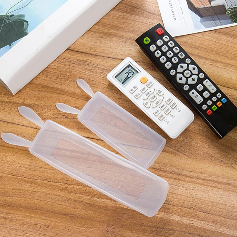 TV Remote Control Dust Cover Silicone Protective Storage Bag Organizer Holder TV Remote Control Dust Cover Silicone Protective Storage Bag Organizer Holder