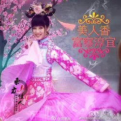 2015 Новый ТВ Play Mei Ren Xiang Fu Chun ча Ю фиолетовый жилет с вышивкой для династии Цин Принцесса императрица Qifu