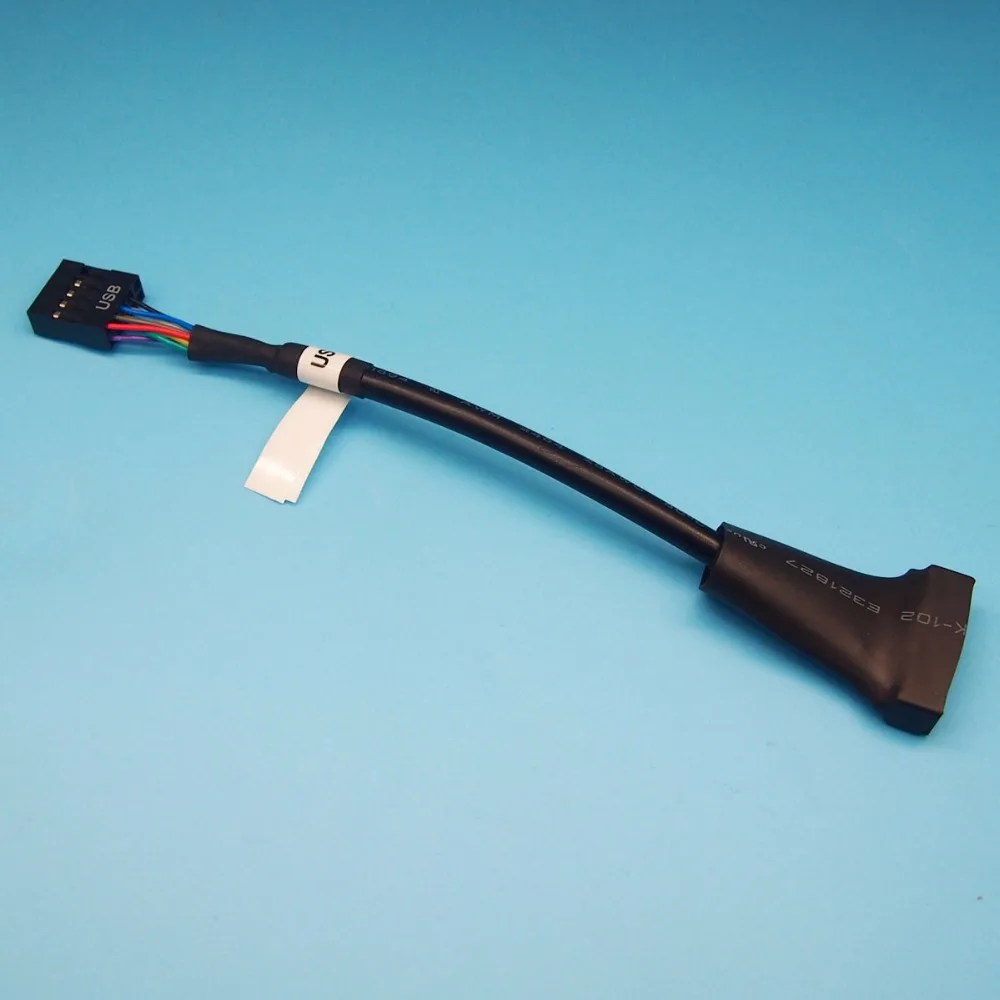 25 шт. шасси USB на передней панели 2,0 9Pin к материнской плате USB 3,0 20pin кабель адаптера