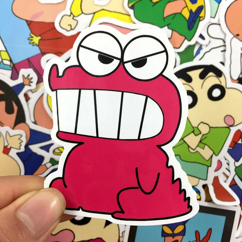50 шт./компл. Kawaii Crayon Shin chan мультфильм DIY граффити наклейки для ноутбука мотоцикл