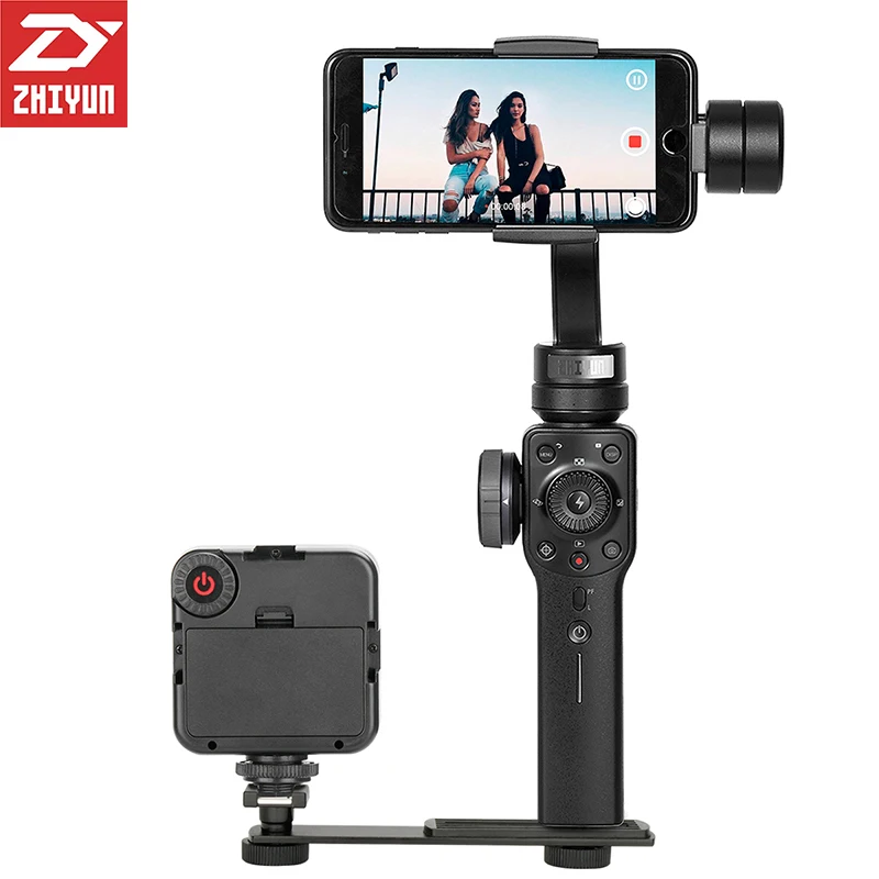 

Presale zhi yun Zhiyun Smooth 4 Handheld Gimbal 3-Axis Brushless Stabilizer for iPhone X Samsung Smartphone Gopro PK DJI Osmo 2