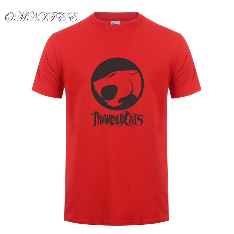 Аниме Thundercats футболки Для мужчин летние шорты с круглым вырезом хлопок Человек футболка мода мультфильм Мужской топы OZ-051 - Цвет: As picture