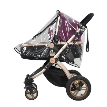 Baby stroller canopy Universal Baby Canopy Waterproof Stroller Rain Cover Wind Shield Most Stroller Pushchairs babyrule baby stroller accessories universal waterproof rain cover wind dust shield for strollers pushchairs stroller buggy