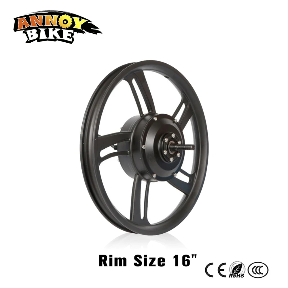 16 &quotодно колесо магния Alloy16&quot комплект электрического велосипеда колеса Горный