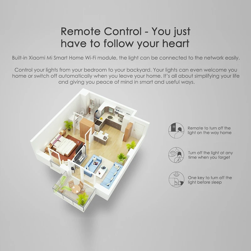  XiaoMi Yeelight Colorful Bulb E27 Smart APP WIFI Remote Control Smart LED Light RGB/Colorful temper - 32975900721