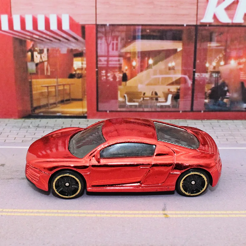 LR 1: 64 Audi R8 литья под давлением брелок для автомобильных ключей Модель Коллекция
