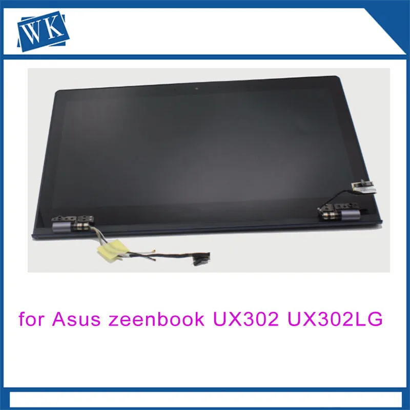 

New test good HW13FHD303-21 lcd screen display + touch screen assembly Upper Half Part For Asus zeenbook UX302 UX302LG UX302LA