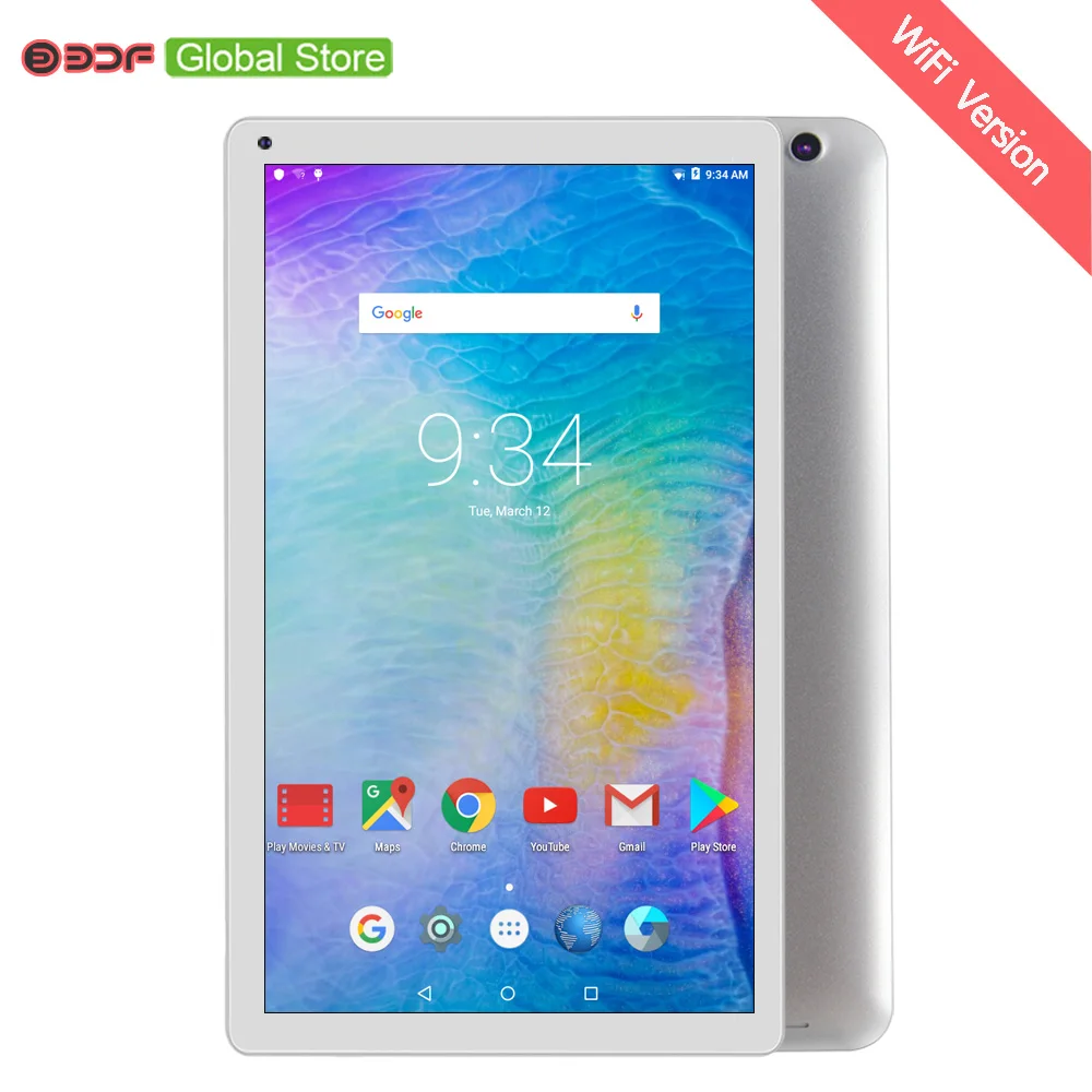 

10 Inch Cheap Simple Tablet Pc Quad Core 1GB RAM+ 32GB ROM WiFi Internet Version Tablets Pc 16:9 Big Screen Size Internet Online