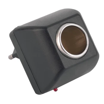 

1PC Car Power Supply Converter Adapter 220V to DC 12V Charger Cigarette Lighter Wall Power Socket for Home EU plug