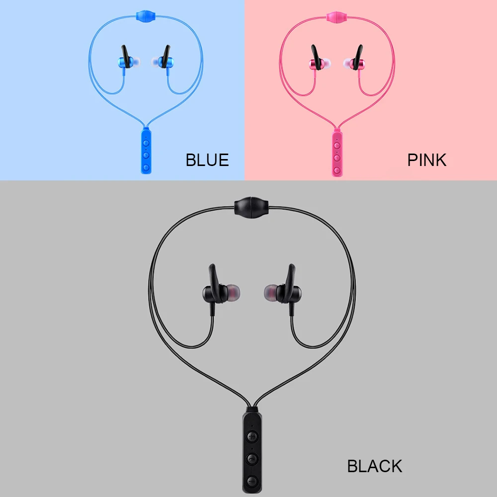 Стерео Bluetooth 4,2 наушники с громкой связью в ухо беспроводной приемник Musice магнитные спортивные наушники с микрофоном вкладыши