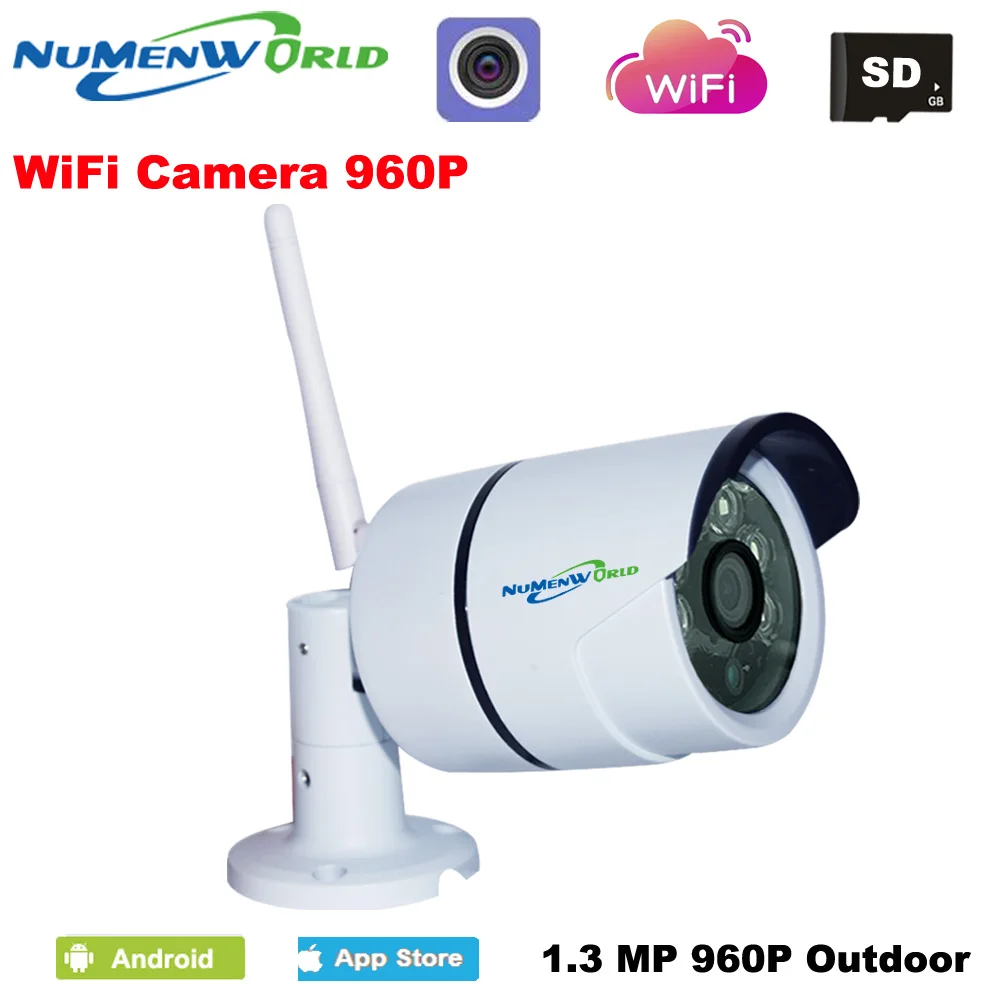 Ip камера 960P HD с ночным видением ONVIF H.264 обнаружение движения уведомление по