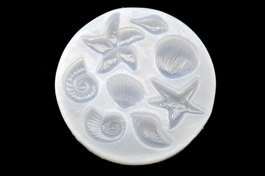 

1pcs 8 style Starfish shell snails Scrapbooking Silicone Mould DIY Resin Decorative Craft Jewelry Making Mold epoxy resin molds