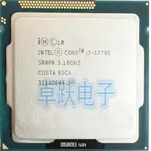Процессор Intel Core i7-3770S i7 3770S cpu 65W LGA 1155 рабочий Рабочий стол процессор может работать