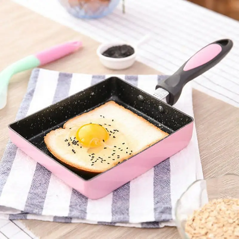 

NonStick Frying Pan Aluminium Alloy Cookware Pancake Tamagoyaki Egg Pot Non-stick Steak Frying Pans for Gas & Induction Cooker