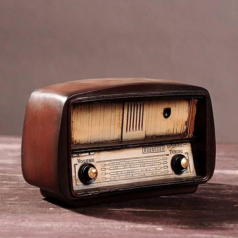 

Zakka Radio Decor Home Decoration Accessories Craft Bar Decoration Vintage Home Decor Style Piano Modal Crafts