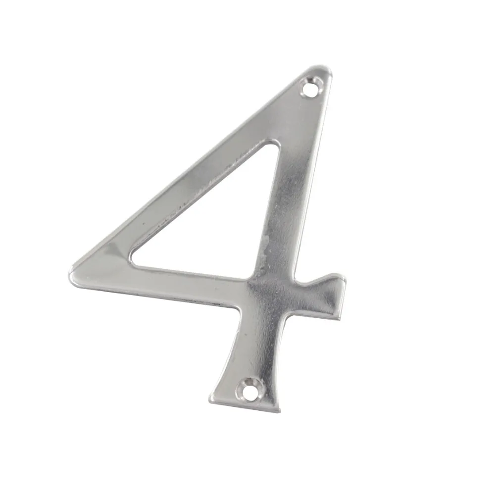 

Stainless Steel Digital House Number 4# 75mm Height Door Plate Number