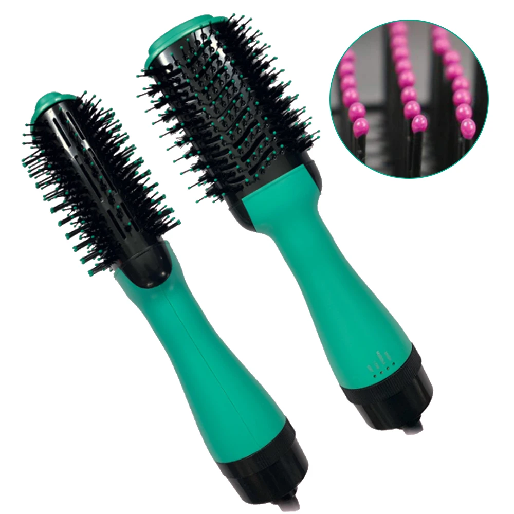 

Multifunctional 2 In 1 Hair Drye Volumizer Electric Roller Rotate Styleing Comb Curling Flat Iron Styling Hot Hair Brush Curler