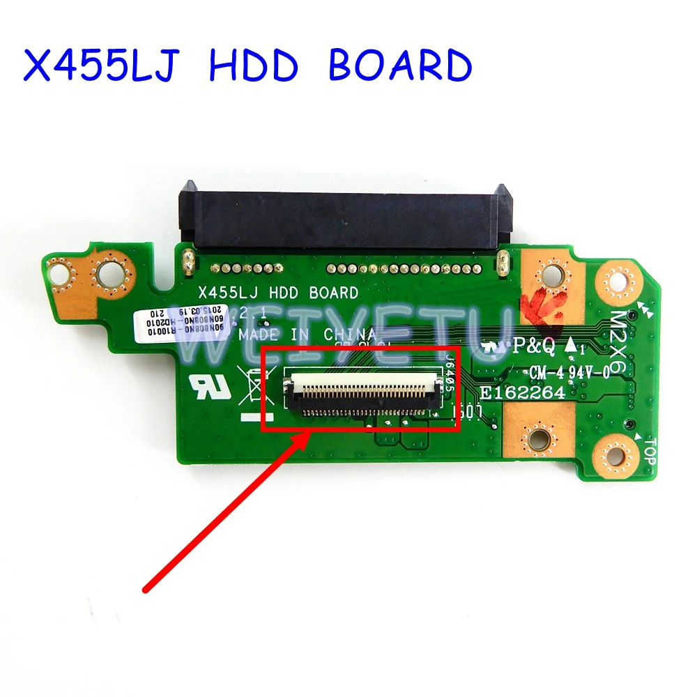 X455LJ HDD плата REV2.1 для ASUS X455 X455L X455LJ X455LD жесткий диск HDD плата Тест хорошее Бесплатная доставка