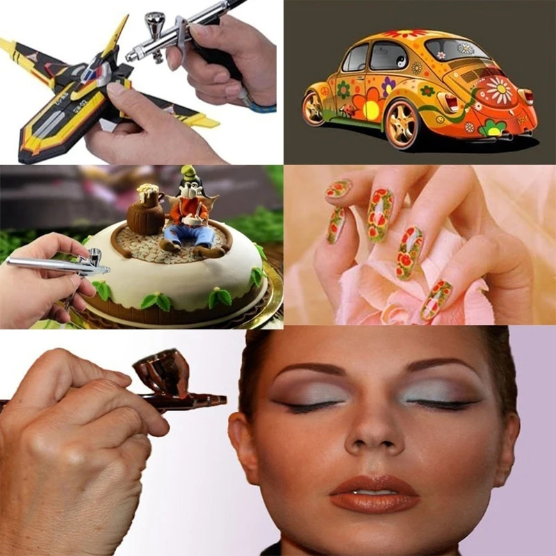 Аэрограф компрессор В 12 Air brush Gun мм 0 4 иглы татуировки Искусство краска для тела