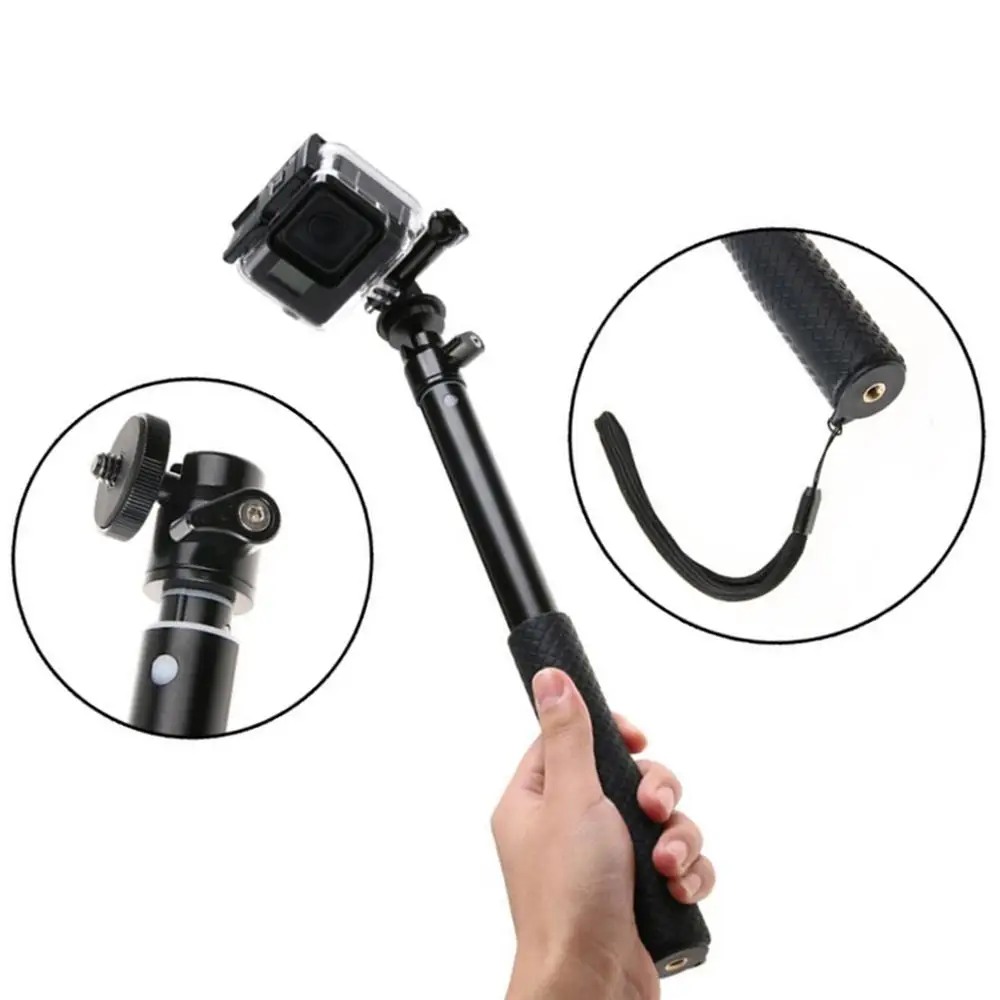 Ручной индивидуальный удлинитель селфи палка для Gopro hero Zhiyun Feiyu Xiaomi xiaoYi series OSMO
