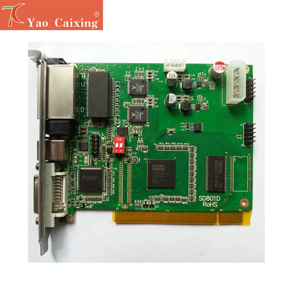 Controlador síncrono do cartão 802d do envio de linsn para p1.2 p2 p2.5 p3 p3.91 p4 p4.81 p5 p6 p8 p10 rgb exterior interno conduziu o painel