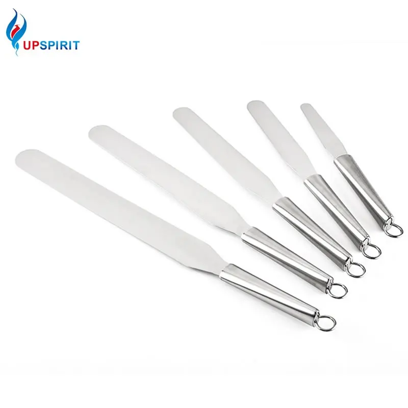  Upspirit Stainless Steel Straight Icing Spatula Cake Cream Butter Frosting Smoother Flipper Scraper