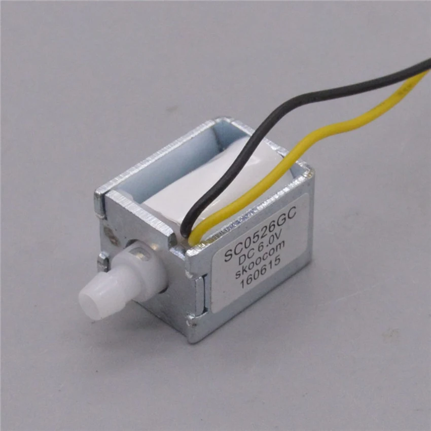 

DC6V 350MA 2.1W Mini Plunger Vacuum Valve One-position One-pass Normally Open Coffee Beauty Device Electromagnetic Valve