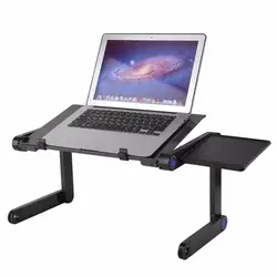 Алюминий сплав регулируемый, стол для ноутбука подставки для ноутбуков компьютерная настольная подставка тетрадь с охлаждающим
