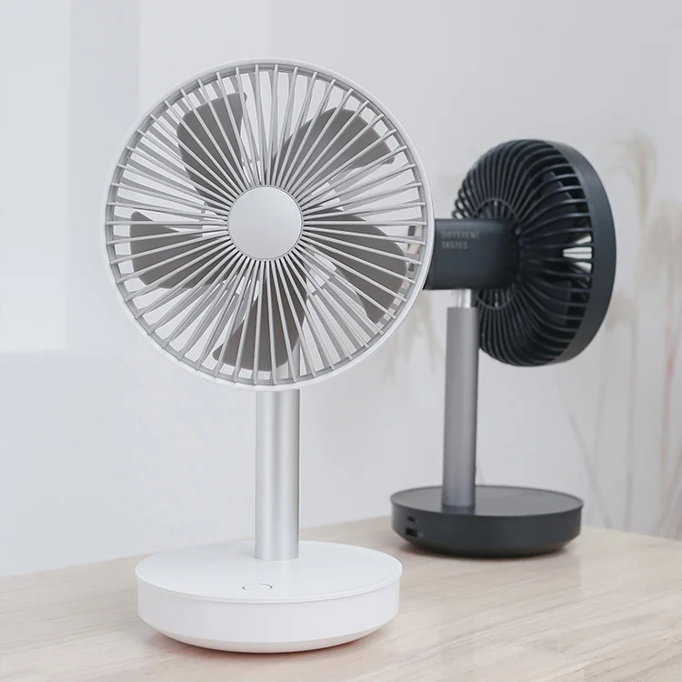 

Zaiwan new cooling adjustable portable mini hand fan 4000mAh rechargeable desktop type c rotating air cooling fan