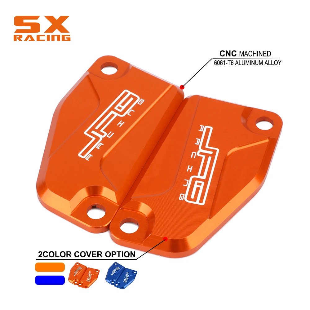 Мотоцикл с ЧПУ оранжевый сцепления Тормозные Крышка Резервуара мастер крышка цилиндра для KTM SX65 SX85 XCW200 Фрирайд 250F 250R 350 E-SX XC