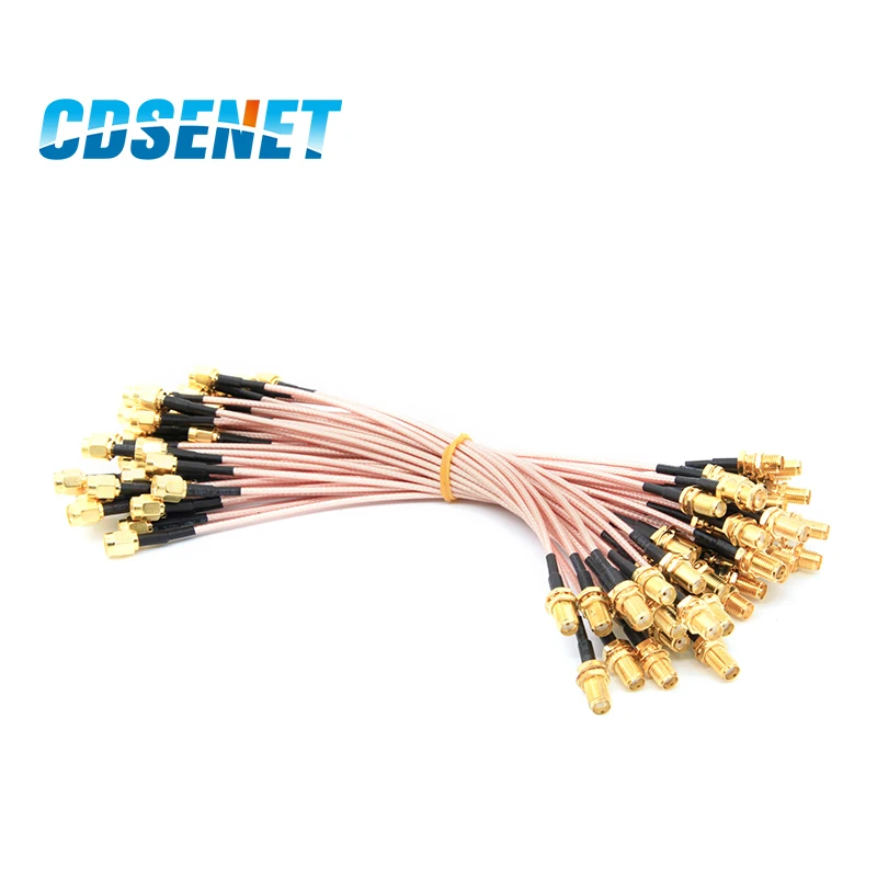 Free Shipping 10pcs Wifi Antenna Extension Cable Line 20cm XC-SMA-SMA-20 SMA Male To SMA Female Cable Connector