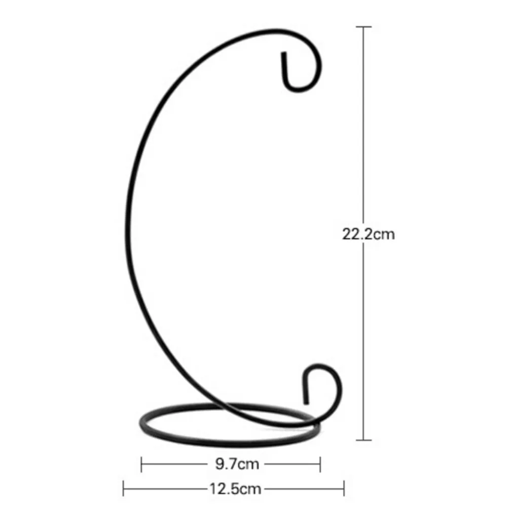 1 шт. черный белый 23 см металлическая подставка подвесной Террариум для растений плантатор подвесной стеллаж для украшения дома