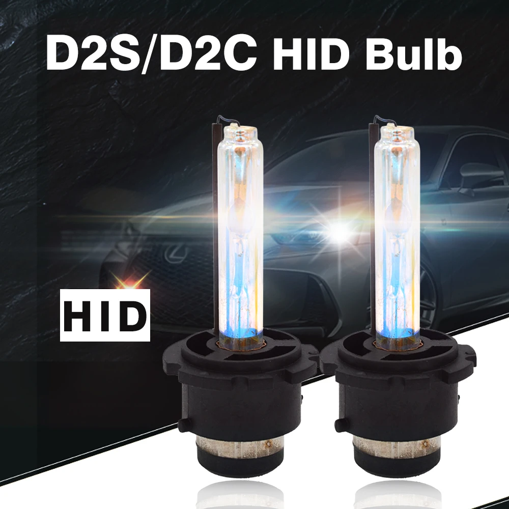 SKYJOYCE 12V 35W D2S HID Bulb D2S D2C 3000K Yellow 4300K 5000K 6000K