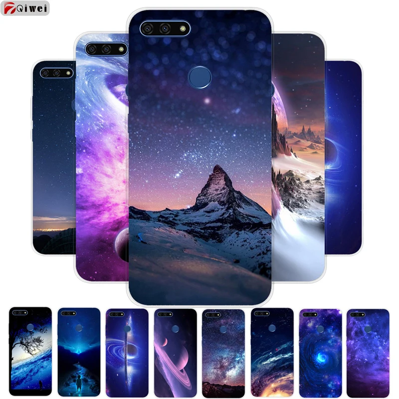 

Space Star Case For Huawei Honor 7A Pro 7C Case Silicone Soft TPU Cover For Capa Huawei Honor 7C 5.7 Honor 7A 5.45 Case DUA-L22