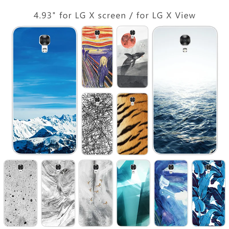 Роскошный чехол для экрана LG X мягкий силиконовый View/X задняя крышка телефона K500
