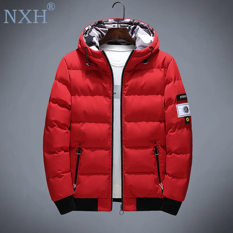 

New Brand Print mens winter jackets and coats Thick Warm winter jackets winter Parka men Hooded winter coat outwear clothes
