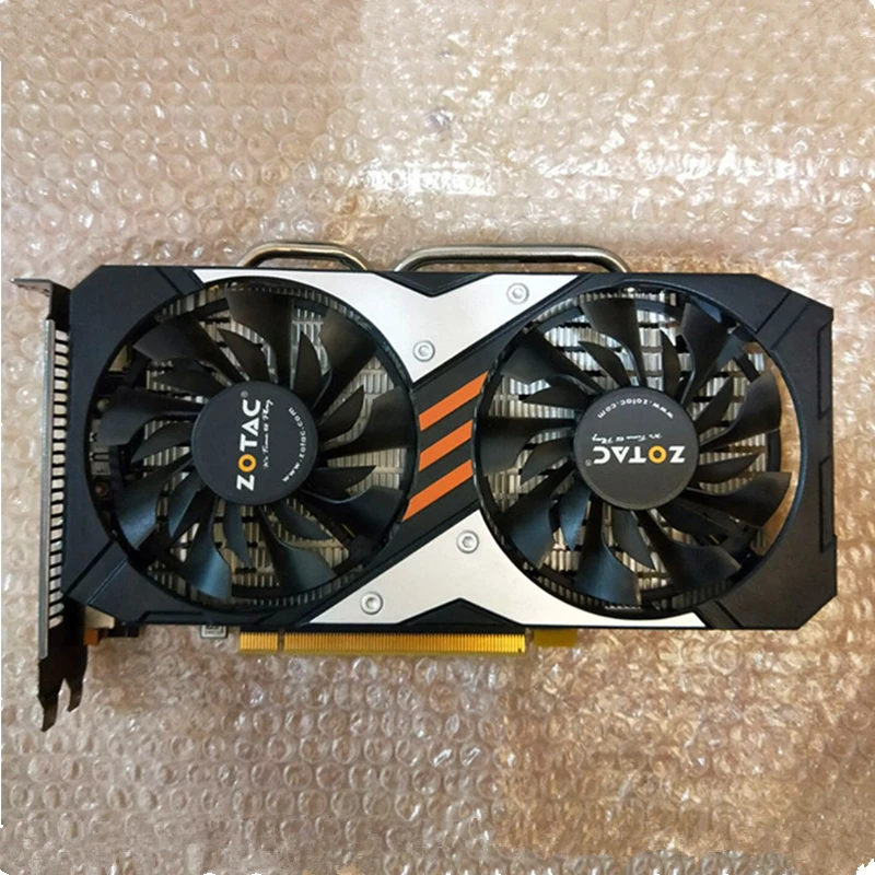 Оригинальная видеокарта ZOTAC GPU GTX960-4GD5 128 бит GDDR5 GM206 PCI-E видеокарты для NVIDIA карта GeForce GTX 960 4 Гб Разрушители