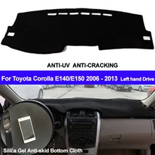 TAIJS крышка приборной панели автомобиля силиконовая Нескользящая приборная панель коврик ковер для Toyota Corolla E140/E150 2006 2007 2008 2009 2010 2011 2012 2013