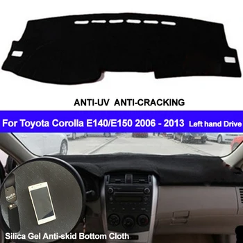 

TAIJS Car Dashboard Cover Silicone Non-Slip Dash Mat Carpet For Toyota Corolla E140/E150 2006 2007 2008 2009 2010 2011 2012 2013