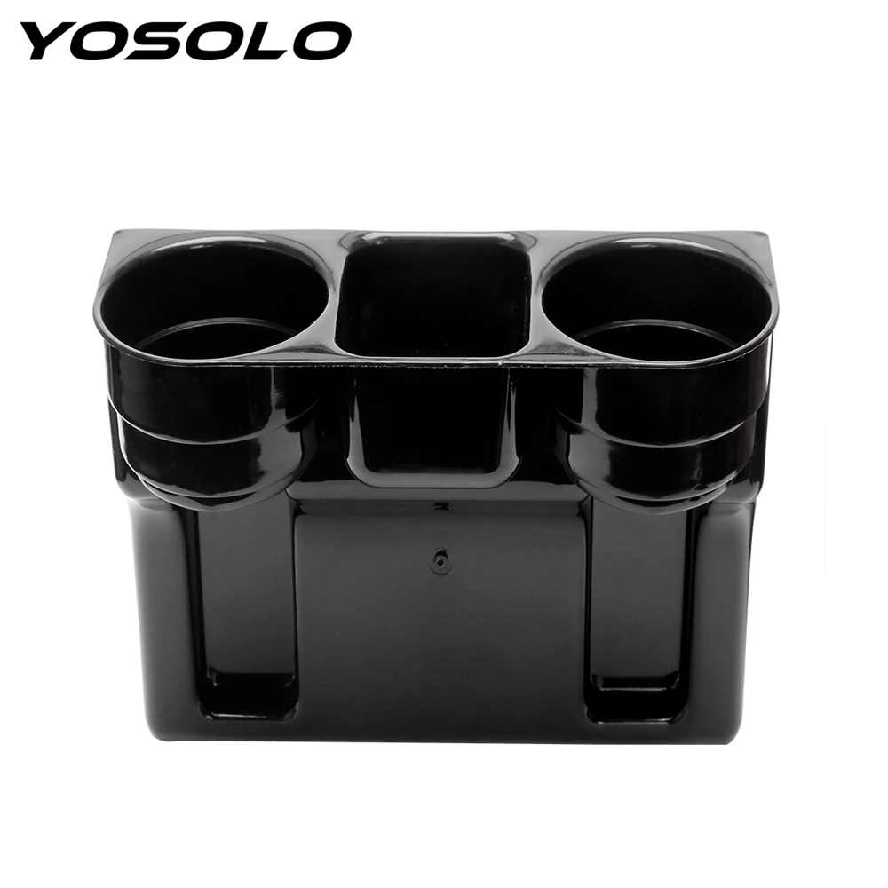 YOSOLO Car Seat Cup Holder Seat Seam Wedge Auto Drink Holder Organizer Car Storage Box Phone Holder Stand Stowing Tidying
