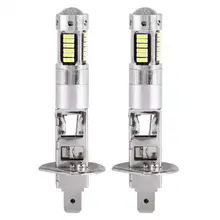 Adeeing 1 пара 12 В H1 4014 30SMD светодиодный Белый Автомобильный противотуманный фонарь 6500 K лампы алюминиевые авто фары, аксессуары для автомобиля