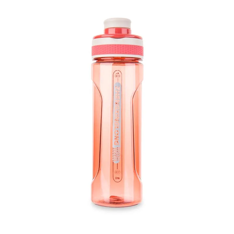 500/650 мл пластиковая бутылка для воды без бисфенола Спорт на открытом воздухе бег Альпинизм Пешие прогулки напиток герметичные бутылки Посуда для напитков с заваркой - Цвет: pink