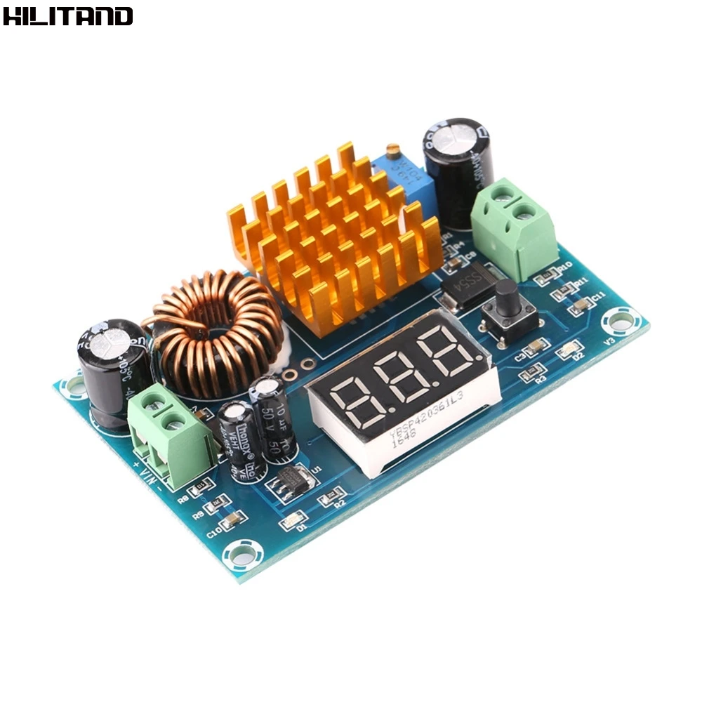 

5A DC-DC Converter Boost Module Power Supply Step Up Module Boost Module Digital Voltmeter Display 3-35V to 5V-45V