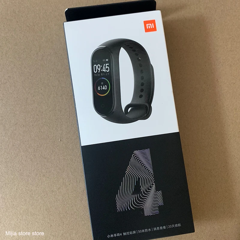 Xiaomi mi Band 4 новейший музыкальный Смарт mi band 4 браслет пульсометр фитнес 135 мАч цветной экран Bluetooth 5,0