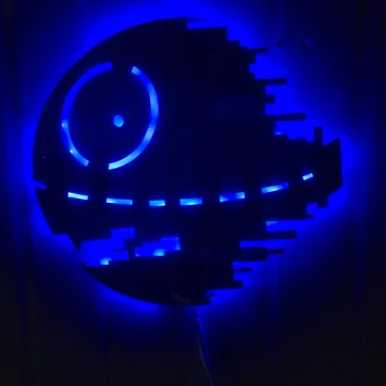 

HAIXIANG Creative USB Game Theme Mirror Light Colorful Remote Control LED Wall Lamp Living Room Decoration Mirror Lighting