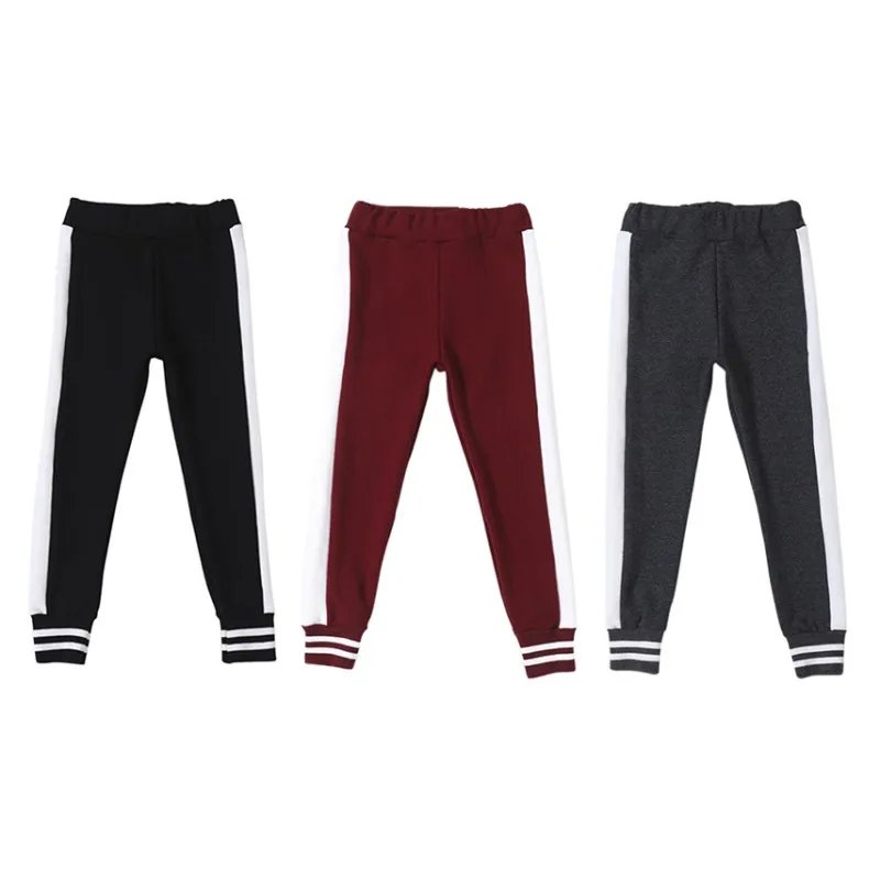 Winter Autumn Knit Cotton Solid Color Elastic Waist Sport Comfort