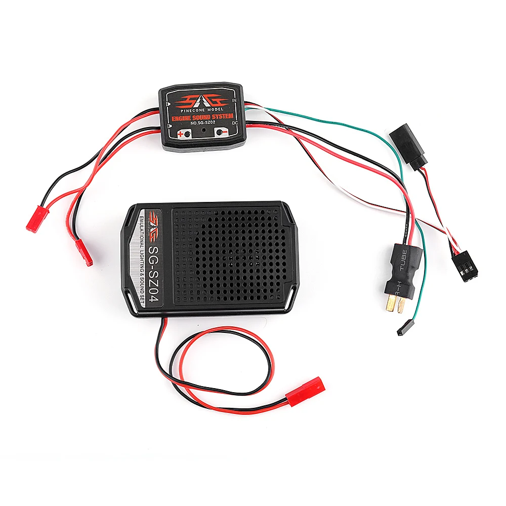 RC Truck Engine Sound Set with 2 Inch Loudspeaker for RC Car Traxxas TRX4 Tamiya XB HB D418 Racing Car Parts (1)