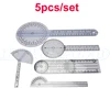 1 Set 6pcs 5pcs Spinal Finger Goniometer Protractors Useful Multi-Ruler Angle Medical Spinal Ruler 180/360 Degree Measuring Tool ► Photo 2/6