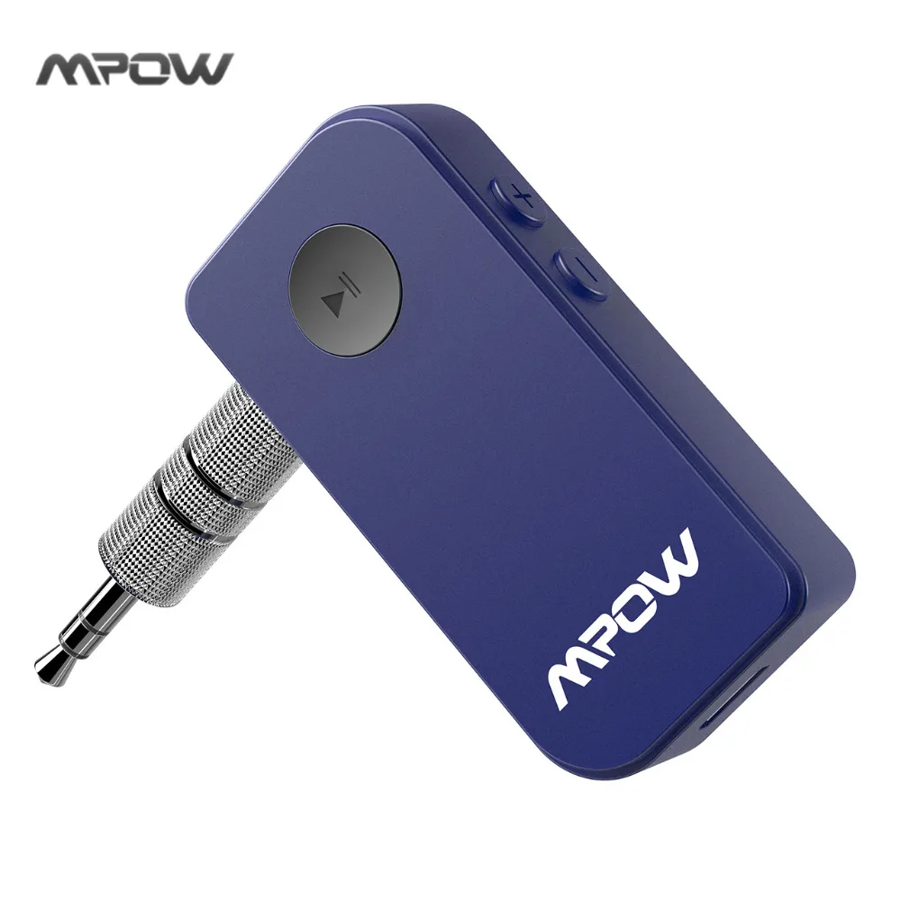 Mpow Car Kit Wireless Bluetooth Receiver TV AUX Music Adapter 3.5mm Quick Charge