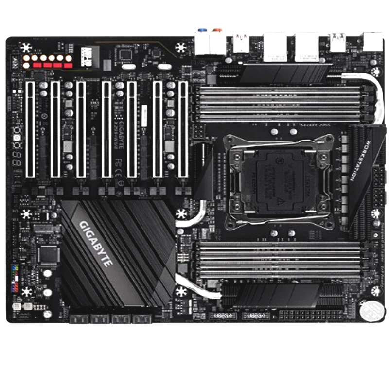 X299 для GIGABYTE X299-WU8 GA-X299-WU8 рабочей станции слот LGA 2066 материнская плата 4-way SLI Crossfire сервера рабочей станции для рабочего стола